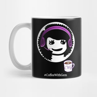 CWG face logo white text option Mug